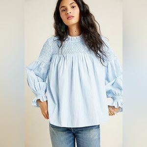 Anthropologie Maeve Modern Peasant Blouse NWT